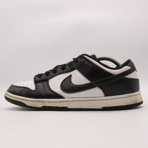Nike Dunk Low Panda Black White Men\'s Size 10.5 Lace Up Athletic Casual Sneakers main image 8
